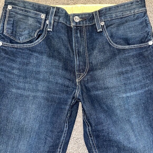 Levi's 511 Rare White Label Denim Jeans Men's Size 38 Altered Hem Silver Rivets - Picture 2 of 12